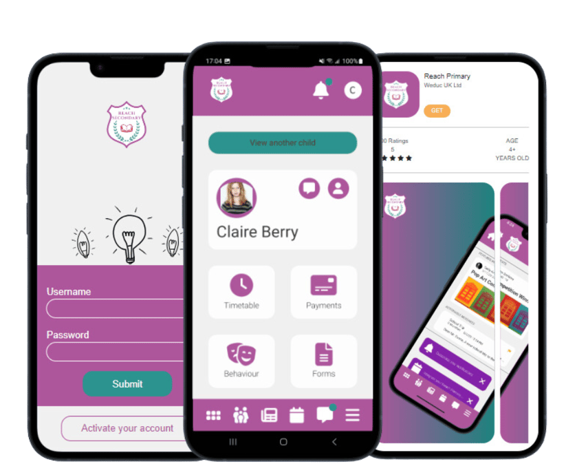 purple custom app